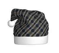 Kycvds Night View Cappello di Babbo Natale Vacanza Per Adulti Unisex Velvet Comfort Extra Addensare Cappello Per Capodanno