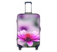 Kycvds Pink Flower Purple Butterfly 1 Il coperchio del bagagliaio è adatto per bagagli da 18-32 pollici. Coperchio del bagagliaio personalizzato Bagaglio personalizzato., Bianco, Medio