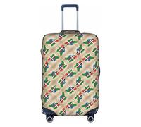 Kycvds Sao Tome And Principe Flag Map02 Copertura per Bagagli Valigie Protezione per Bagagli da 45-81 cm Copertura Personalizzata Valigia Personalizzata
