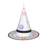 Kycvds Stelle Strisce Vector Halloween Strega Cappelli Sono Decorati Con Luci, Che Sono Utilizzati Per Decorare Grandi Forniture Per Il Partito Di Halloween.