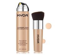 KYDA AirBrush - Fondotinta spray, trucco setoso, finitura cremosa ad alta copertura, traspirante, idratante, #120 Classic Ivory