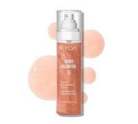 KYDA Body Glow Oil, Broad Spectrum SPF 45 Oil Sunscreen, formula idratante con olio di cocco, radiant Glow, impermeabile, anti-sudore, protezione UV, 3,38 fl.oz, rosa