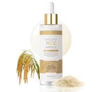 KYDA Rice Polish & Black Rice Serum Duo - Exfoliating Scrub for Face and Body, Brightening Essence, Improves Blackheads, Texture & Pores - For All Skin Types, Vegan, Cruelty-Free, 01