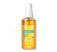 KYDA Spray per olio solare, spray solare SPF 50, Light Hydration Body Sunscreen Oil, Refreshing Sunscreen Spray, UVA/UVB protezione solare istantanea