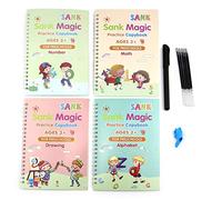 Kyduu libro magico di per Scrittura calligrafia per bambini, Calligrafia magica, Pratica di scrittura magica per bambini, Scrittura a Mano Quaderno Set