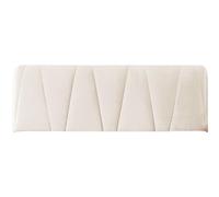 KYEQATY Coperchio Testiera Per Letto A Doppio Letto Elastico In Velluto Anticolo Antisommossa Cover Con Tasca Laterale Coperchio A Doppia Testiera Completamente Inclusiva Copertura Beige