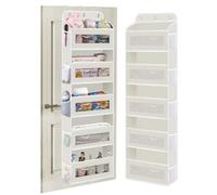 KYEVIS Organizer da appendere sopra la porta, 5 ripiani con 10 tasche in rete, organizer per asilo nido, elementi essenziali per bambini, accessori essenziali per la stanza del dormitorio per ragazze