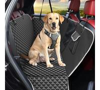 KYG Coprisedile Auto per Cani, Coprisedili Posteriore per Cani Impermeabile Antiscivolo con Finestre a Maglie, Protezione per sedile per animali per Auto SUV 135x140cm