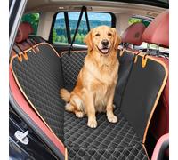KYG Coprisedile Auto per Cani, Tessuto Morbido, con Cinturino di Sicurezza e Finestra in Rete, Coprisedile Posteriore Antiscivolo Antigraffio Impermeabile Protettivo Universale per SUV e Auto