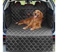 KYG Telo Auto per Cani con Protezione Laterale e Paraurti, Protezione Bagagliaio Auto per Cani, Impermeabile, Antiscivolo e Resistente ai Graffi per Bagagliaio di Auto SUV Lavabile Durevole Tutto Nero