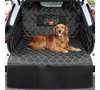 KYG Telo Auto per Cani con Protezione Laterale e Paraurti, Protezione Bagagliaio Auto per Cani, per Station Wagon, Impermeabile, Antiscivolo e Resistente ai Graffi Lavabile, 215 * 110cm Tutto Nero