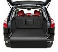 KYG Telo Auto per Cani Universale Impermeabile e Resistente Telo Bagagliaio Auto con Protezione Laterale Telo Cane Auto Bagagliaio Facile da Pulire per Auto, SUV e Camion, 185 * 105 * 38cm - Nero