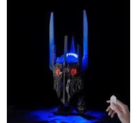 Kyglaring Compatibile con Lego Icons Il Signore degli Anelli: Il Casco di Sauron 11373 Pezzi, Accessori di illuminazione per il Set di Modello Lego 11373, Versione Touch (Senza Pezzi)