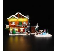 Kyglaring Kit di illuminazione a LED - Compatibile con il set di blocchi da costruzione Lego-10325 Icons Alpine Lodge - Solo led senza set di mattoncini(Versione classica)