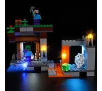 Kyglaring Kit di illuminazione a LED - Compatibile con il set di blocchi da costruzione Lego-21166 The Abandoned Mine - Solo led senza set di mattoncini(Versione classica)