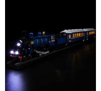 Kyglaring Kit di illuminazione a LED - Compatibile con il set di blocchi da costruzione Lego-21344 Ideas The Orient Express Train - Solo led senza set di mattoncini(Versione classica)