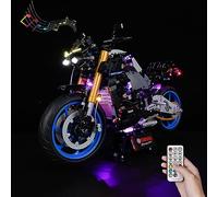 Kyglaring Kit di illuminazione a LED - Compatibile con il set di blocchi da costruzione Lego-42159 Technic Yamaha Motorcycle-13 SP - Solo led senza set di mattoncini(Versione sonora RC)