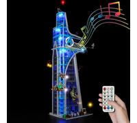 Kyglaring Kit di illuminazione a LED - Compatibile con il set di blocchi da costruzione Lego-76269 Avenger Tower - Solo led senza set di mattoncini(Versione sonora RC)