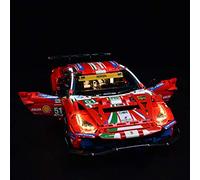 Kyglaring Kit di illuminazione a LED per Ferrari 488 GTE "AF Corse #51" - Set di luci compatibili con Lego 42125 Building Blocks Model- Non include il set Lego (versione standard)