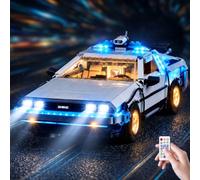 Kyglaring Kit di illuminazione a LED progettato per Lego Creator Expert Back to the Future Time Machine 10300 Model Building Kit - Senza Lego (versione RC standard)