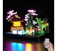 Kyglaring Kit di illuminazione a LED (senza modello) - Compatibile con il set di blocchi da costruzione Lego-10315 Icons Tranquil Garden - Solo led senza set di mattoncini(Versione remota)