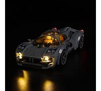 Kyglaring Kit di illuminazione a LED (senza modello) - Compatibile con il set di mattoncini Lego 76915 Speed Champions Pagani Utopia Race Car - Solo led, nessun mattoncino (versione classica)