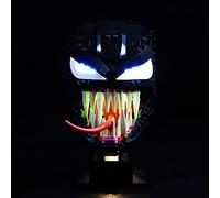 Kyglaring Kit di illuminazione a LED Venom 76187 Collectible-Set di luci compatibile con il modello di mattoncini Lego 76187- Non include il set Lego (versione classica)