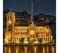 Kyglaring Kit di luci a LED compatibile con Lego Architecture Notre Dame de Paris 21061 Building Blocks, accessori di illuminazione aggiornati per set modello 21061 (modello non incluso), versione