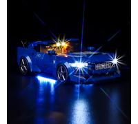 Kyglaring Kit di Luci a LED per Auto Ford Mustang Dark Horse, Speed Champions Lego Compatibile Con Icone 76920 Set di Modelli da Costruzione, NO Set di Mattoni Lego