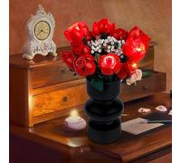 Kyglaring Kit di Luci a LED per Icons Bouquet di Rose 10328 (Non Set Lego), Illuminazione a Fiori 2024, Progettato per Roses Flowers Bouquet, Versione Classica