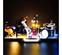 Kyglaring Kit di luci a LED per Lego 21334 Ideas Jazz Quartet Building Set (senza modello), set di luci compatibili con Ideas Lego 21334 - Senza set di costruzione (versione remota)