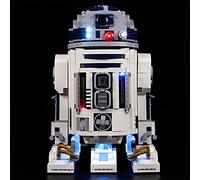 Kyglaring Kit di luci a LED per Lego Star Wars R2-D2 75308 Droid Building Set, il set di illuminazione progettato per Lego 75308; idea regalo creativa per bambini o fan (versione classica)