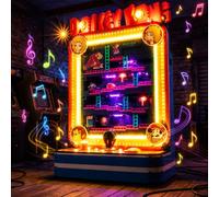 Kyglaring Kit luci e suoni per LEGO Donkey Kong Arcade 72051 Set | Musica integrata a 6 classi di gioco, sensore touch, modalità di illuminazione multiple per display e regali (solo kit luce e