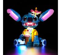 Kyglaring Set di illuminazione a LED per Leg0 Stitch, kit di illuminazione compatibile con Leg0 43249; personaggio del film hits Lilo e Stitch (versione classica)