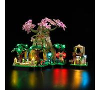 Kyglaring Set di illuminazione LED per Lego 77092 Great Deku Tree 2 in 1 - Kit luce fissa compatibile con Lego Zelda - Illuminazione decorativa per collezionisti (senza pietre)