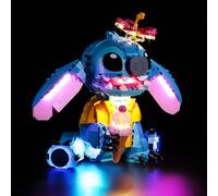 Kyglaring Set di luci a LED compatibile con Lego Stitch 43249 Mattoncini, Kit di illuminazione a led decorativa per Lego 43249 (Senza Modello)