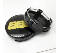 kykj 4 Pezzi 60mm Coprimozzi Auto per BBS, Tappi Coprimozzo Antipolvere Anti Ruggine Tappi Centrali Ruota Centrale Coprimozzo Copri,B