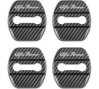 kykj 4 Pezzi Auto Acciaio Inox Coperchio Serratura Porta per Alfa Romeo 159 Giulietta Giulia 147 156 Mito, Antiruggine Coperchio Blocco Porta Copri Serrature per Portiere