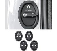 kykj 4 Pezzi Auto Acciaio Inox Coperchio Serratura Porta per Suzuki Alto Celerio Jimny S-Cross Swift, Antiruggine Coperchio Blocco Porta Copri Serrature per Portiere