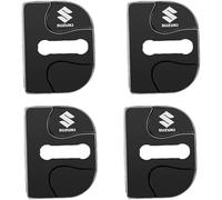 kykj 4 Pezzi Auto Acciaio Inox Coperchio Serratura Porta per Suzuki Swace S-Presso Splash Swift SX4 S-Cross Vitara, Antiruggine Coperchio Blocco Porta Copri Serrature per Portiere,A