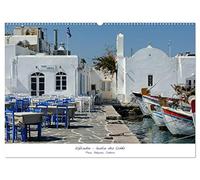 Kykladen - Inseln im Licht (Wandkalender 2026 DIN A2 quer), CALVENDO Monatskalender: Paros, Antiparos, Santorini