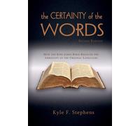 Kyle F Stephens The Certainty of Words (Second Edition) (Tascabile)