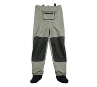 Kylebooker Breathable Chest Waders Stockingfoot Fishing Waders, verde oliva, 3XL