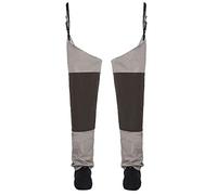 Kylebooker Pantaloni della Pesca Coscia Trampolieri Pesca a Mosche Impermeabili per Gambe e FianchiPantaloni Impermeabili Pesce Leggero Pesca Waders Traspirante Calza Piede KB006