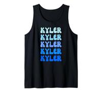 Kyler Retro Name Stack Design Canotta