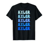Kyler Retro Name Stack Design Maglietta