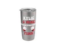 KYLIE And Wine Make Everything Fine Name KYLIE Bicchiere termico in acciaio inox doppia parete