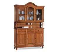 KYLIE - credenza con vetrina in legno massello