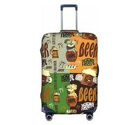 Kyliele Birra Viaggio Antipolvere Valigia Copertura Bagaglio Protector Bagagli Bagagli Accessori Vacanza, bianco, L