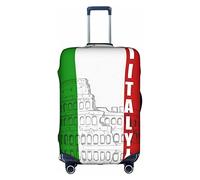 Kyliele Colosseo Romano Bandiera Italiana Viaggio Antipolvere Valigia Copertura Protezione Bagagli Bagaglio Tronco Case Accessori Vacanza, bianco, L